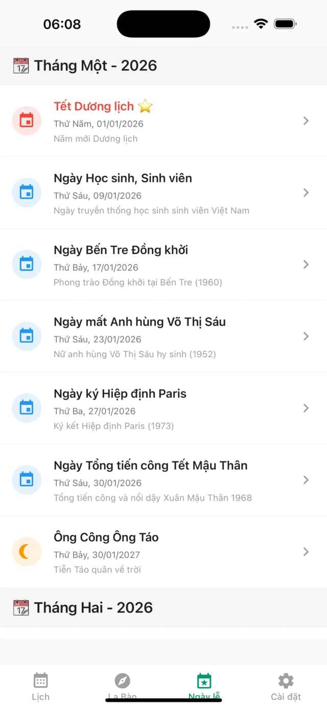 Vietnamese holidays list